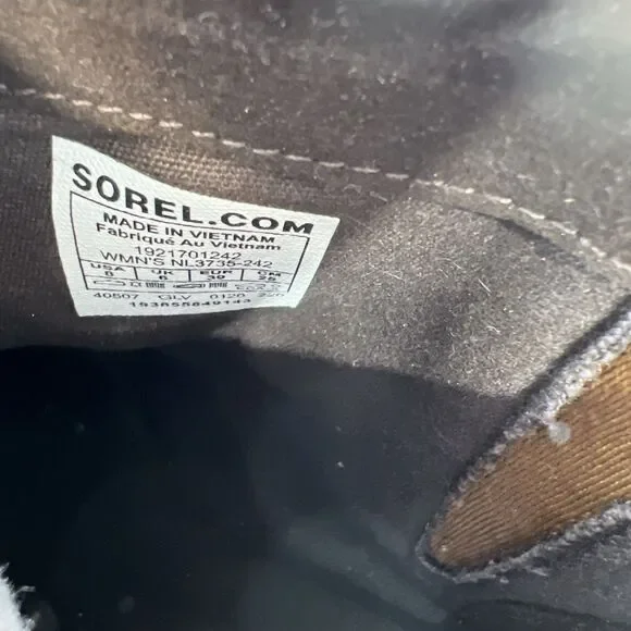 Sorel Harlow Womens Size 8 Brown Zip Waterproof Leather Boots NL3735-242 - Picture 9 of 9